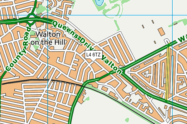 L4 6TZ map - OS VectorMap District (Ordnance Survey)