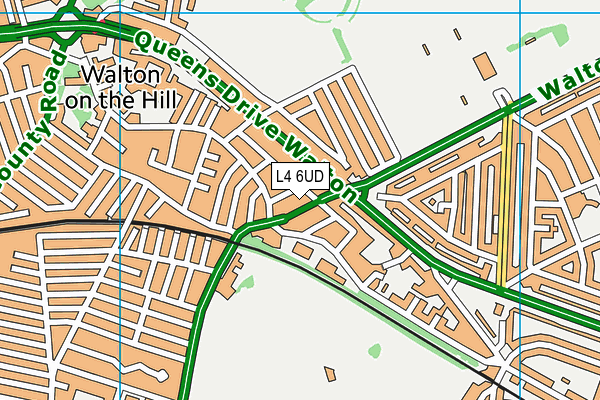 L4 6UD map - OS VectorMap District (Ordnance Survey)