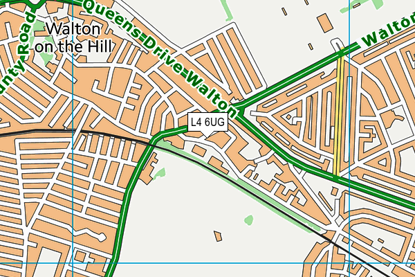 L4 6UG map - OS VectorMap District (Ordnance Survey)