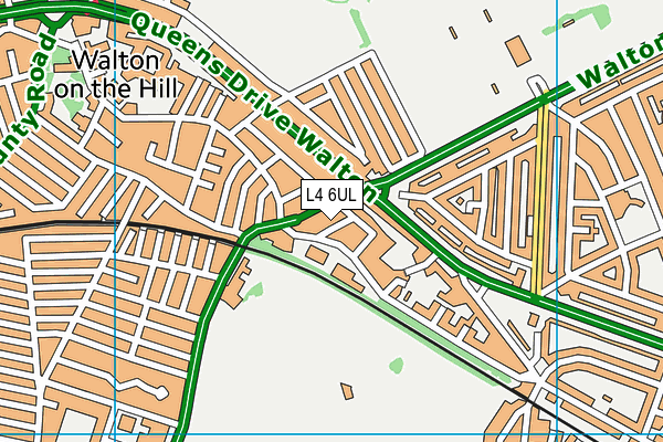L4 6UL map - OS VectorMap District (Ordnance Survey)