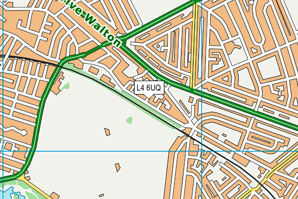 L4 6UQ map - OS VectorMap District (Ordnance Survey)