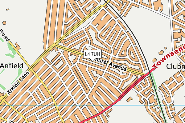 L4 7UH map - OS VectorMap District (Ordnance Survey)