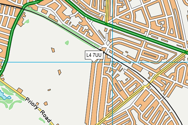 L4 7UU map - OS VectorMap District (Ordnance Survey)
