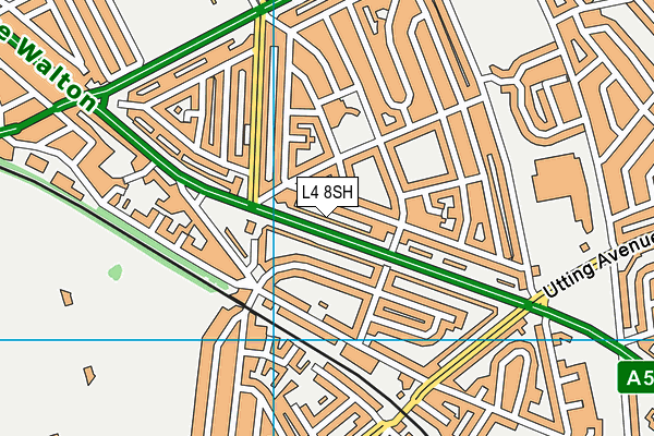 L4 8SH map - OS VectorMap District (Ordnance Survey)