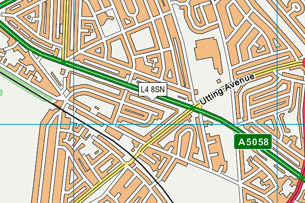 L4 8SN map - OS VectorMap District (Ordnance Survey)