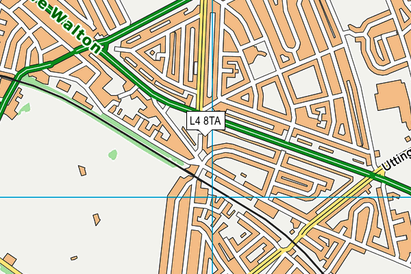 L4 8TA map - OS VectorMap District (Ordnance Survey)