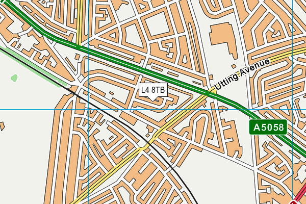 L4 8TB map - OS VectorMap District (Ordnance Survey)