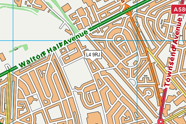 L4 9RJ map - OS VectorMap District (Ordnance Survey)