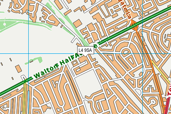 L4 9SA map - OS VectorMap District (Ordnance Survey)