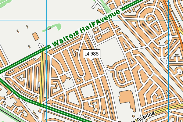 L4 9SS map - OS VectorMap District (Ordnance Survey)