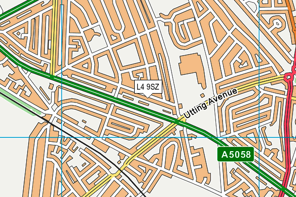 L4 9SZ map - OS VectorMap District (Ordnance Survey)