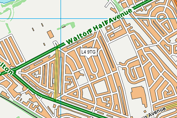 L4 9TG map - OS VectorMap District (Ordnance Survey)