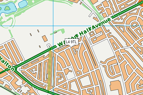 L4 9TL map - OS VectorMap District (Ordnance Survey)