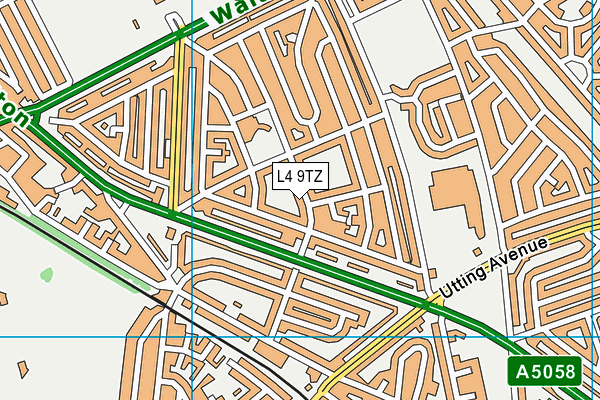 L4 9TZ map - OS VectorMap District (Ordnance Survey)