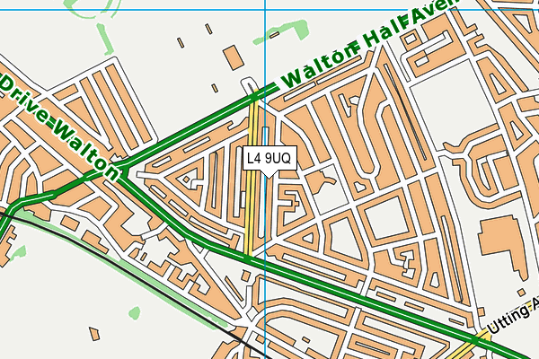 L4 9UQ map - OS VectorMap District (Ordnance Survey)