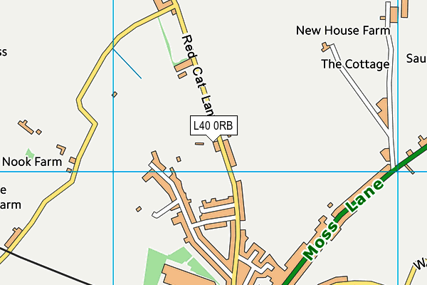 L40 0RB map - OS VectorMap District (Ordnance Survey)