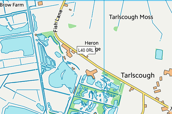 L40 0RL map - OS VectorMap District (Ordnance Survey)