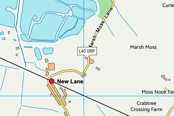 L40 0RP map - OS VectorMap District (Ordnance Survey)