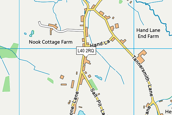 L40 2RQ map - OS VectorMap District (Ordnance Survey)