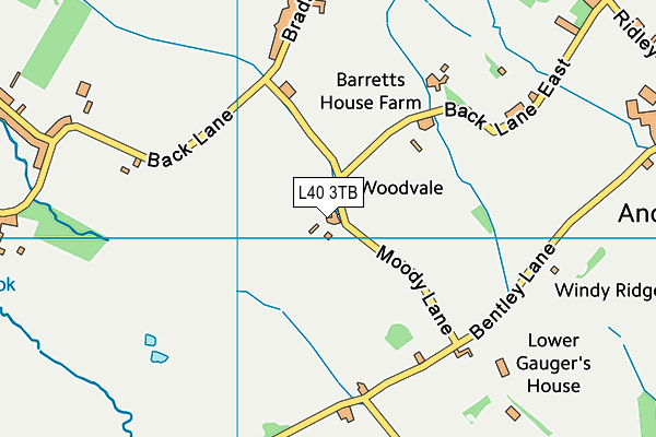 L40 3TB map - OS VectorMap District (Ordnance Survey)