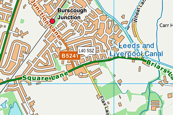 L40 5SZ map - OS VectorMap District (Ordnance Survey)