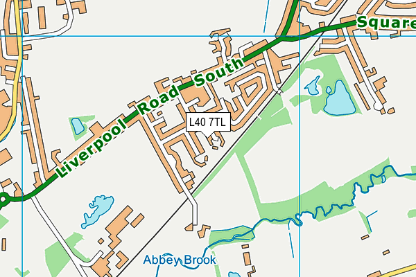 L40 7TL map - OS VectorMap District (Ordnance Survey)