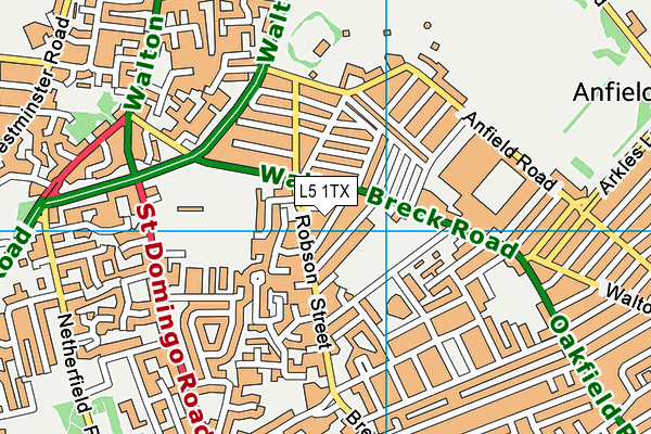 L5 1TX map - OS VectorMap District (Ordnance Survey)