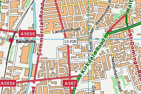 L5 2QN map - OS VectorMap District (Ordnance Survey)