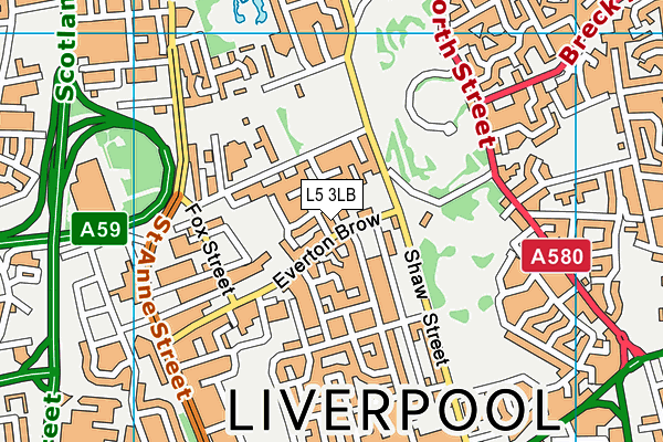 L5 3LB map - OS VectorMap District (Ordnance Survey)