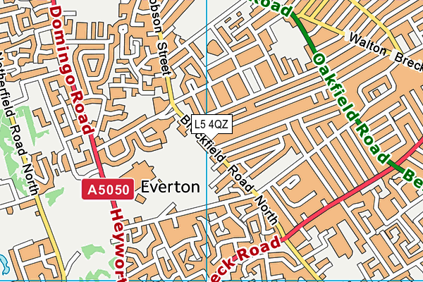 L5 4QZ map - OS VectorMap District (Ordnance Survey)