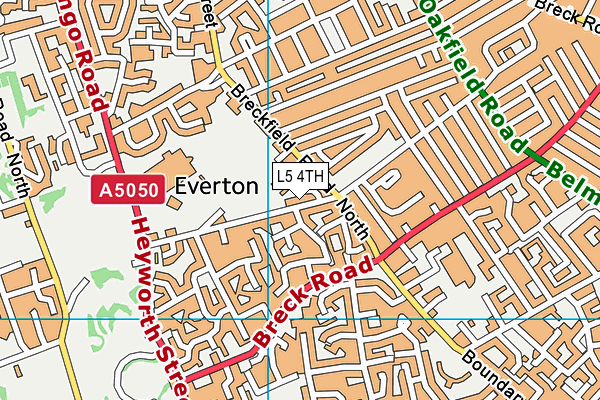 L5 4TH map - OS VectorMap District (Ordnance Survey)