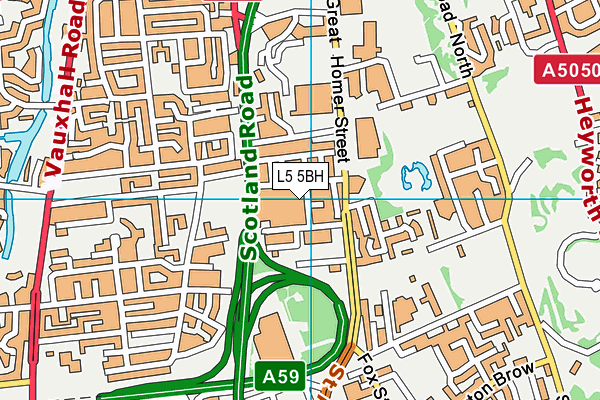 L5 5BH map - OS VectorMap District (Ordnance Survey)