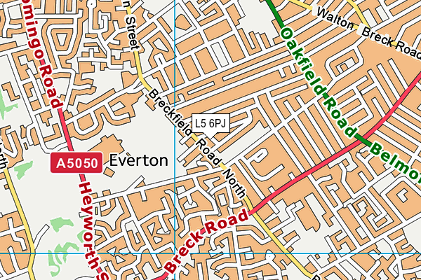 L5 6PJ map - OS VectorMap District (Ordnance Survey)