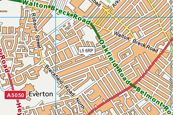 L5 6RP map - OS VectorMap District (Ordnance Survey)