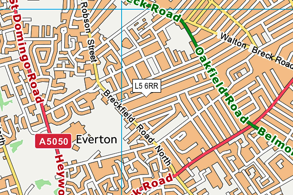 L5 6RR map - OS VectorMap District (Ordnance Survey)
