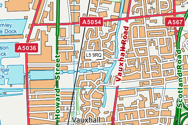 L5 9RQ map - OS VectorMap District (Ordnance Survey)