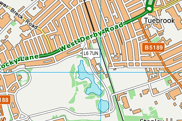 L6 7UN map - OS VectorMap District (Ordnance Survey)