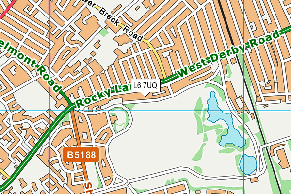 L6 7UQ map - OS VectorMap District (Ordnance Survey)