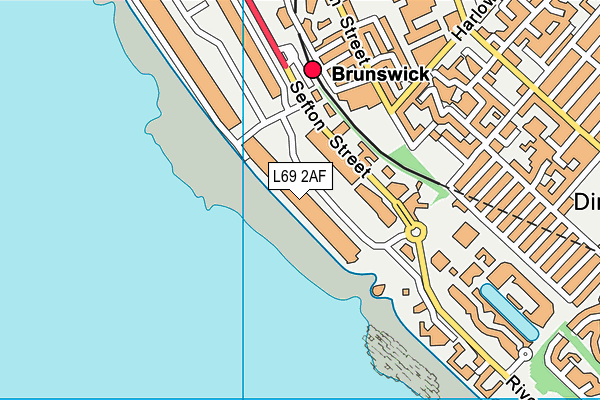 L69 2AF map - OS VectorMap District (Ordnance Survey)