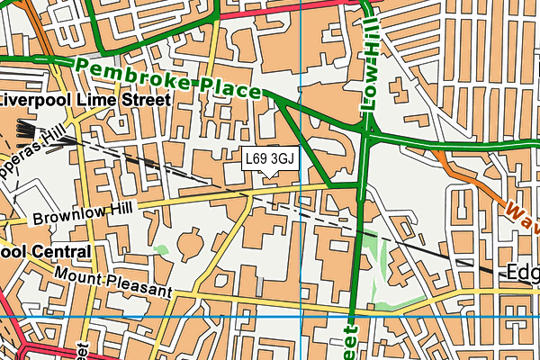 L69 3GJ map - OS VectorMap District (Ordnance Survey)