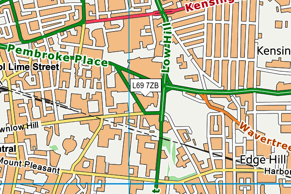 L69 7ZB map - OS VectorMap District (Ordnance Survey)