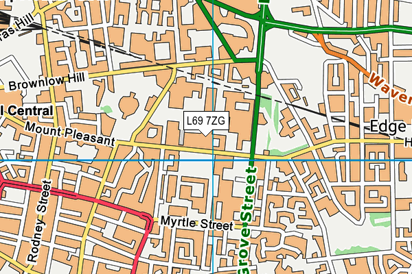 L69 7ZG map - OS VectorMap District (Ordnance Survey)