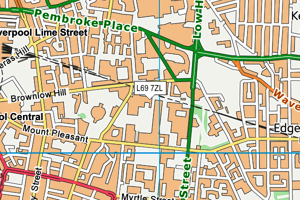 L69 7ZL map - OS VectorMap District (Ordnance Survey)