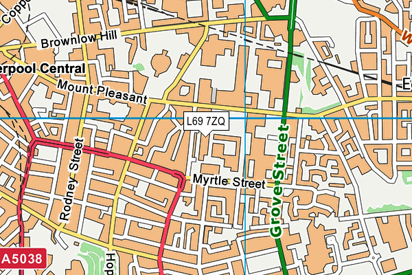 L69 7ZQ map - OS VectorMap District (Ordnance Survey)