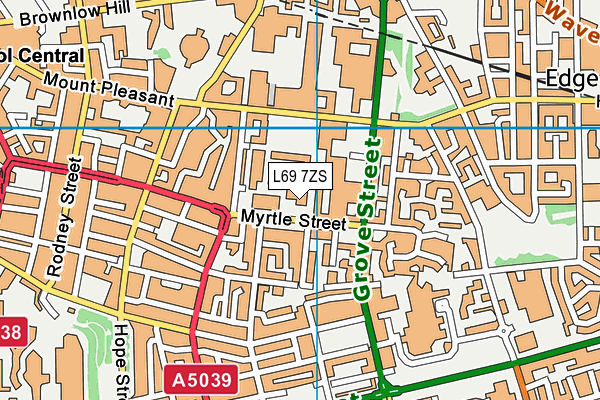 L69 7ZS map - OS VectorMap District (Ordnance Survey)