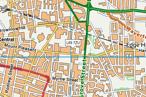 L69 7ZU map - OS VectorMap District (Ordnance Survey)