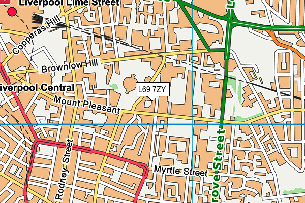 L69 7ZY map - OS VectorMap District (Ordnance Survey)