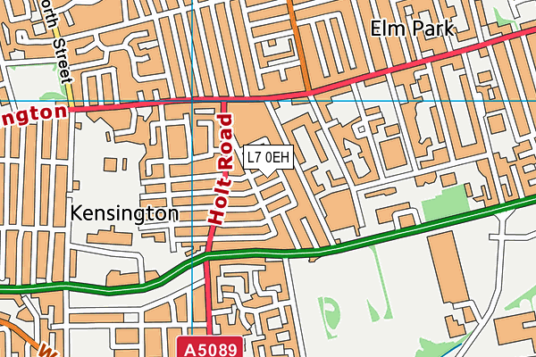 L7 0EH map - OS VectorMap District (Ordnance Survey)