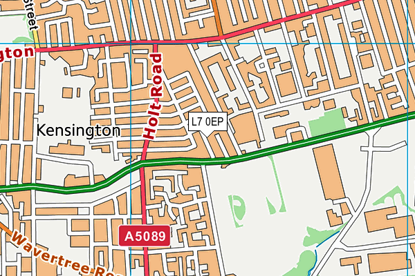 L7 0EP map - OS VectorMap District (Ordnance Survey)