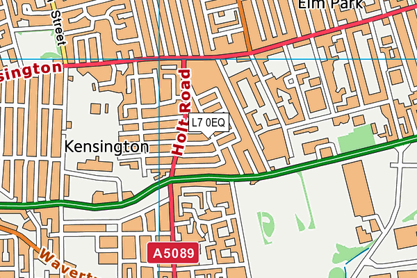 L7 0EQ map - OS VectorMap District (Ordnance Survey)